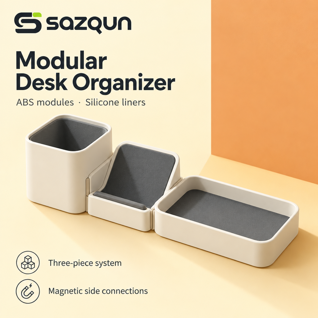 sazqun™ Desktop Storage Organizer Set — overview