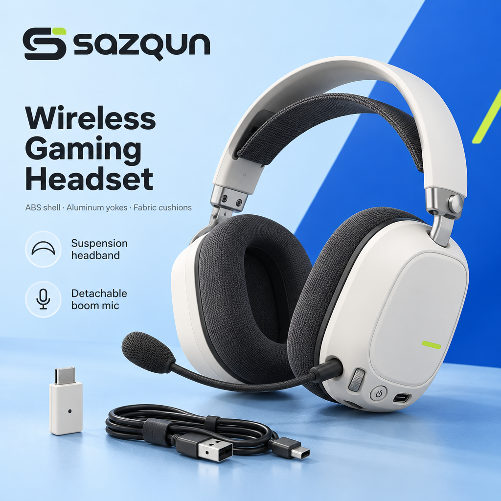 sazqun™ Wireless Noise Cancelling Headphones — overview