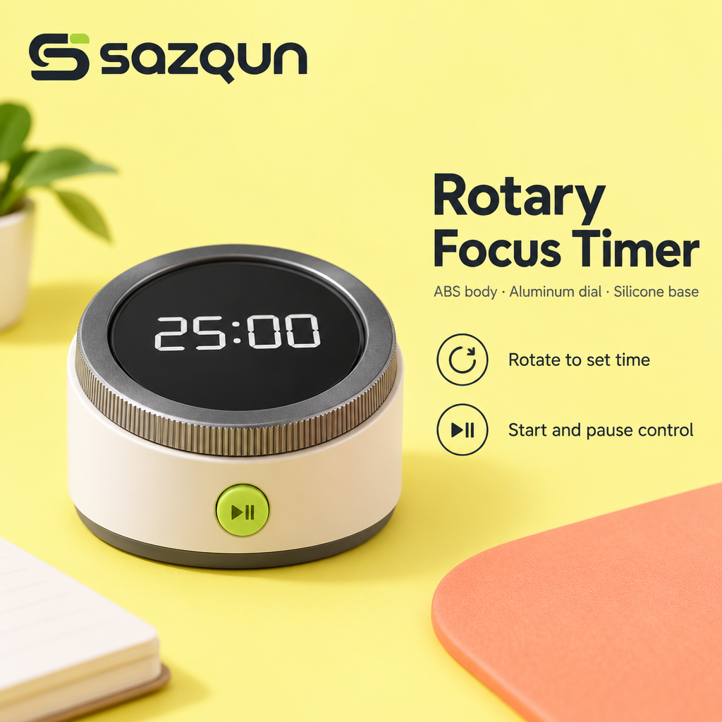 sazqun™ Digital Kitchen Timer — overview