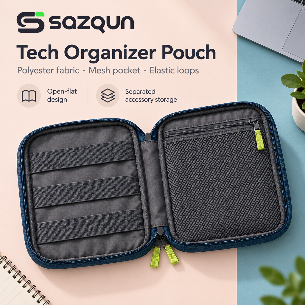 sazqun™ Electronics Storage Carrying Case — overview