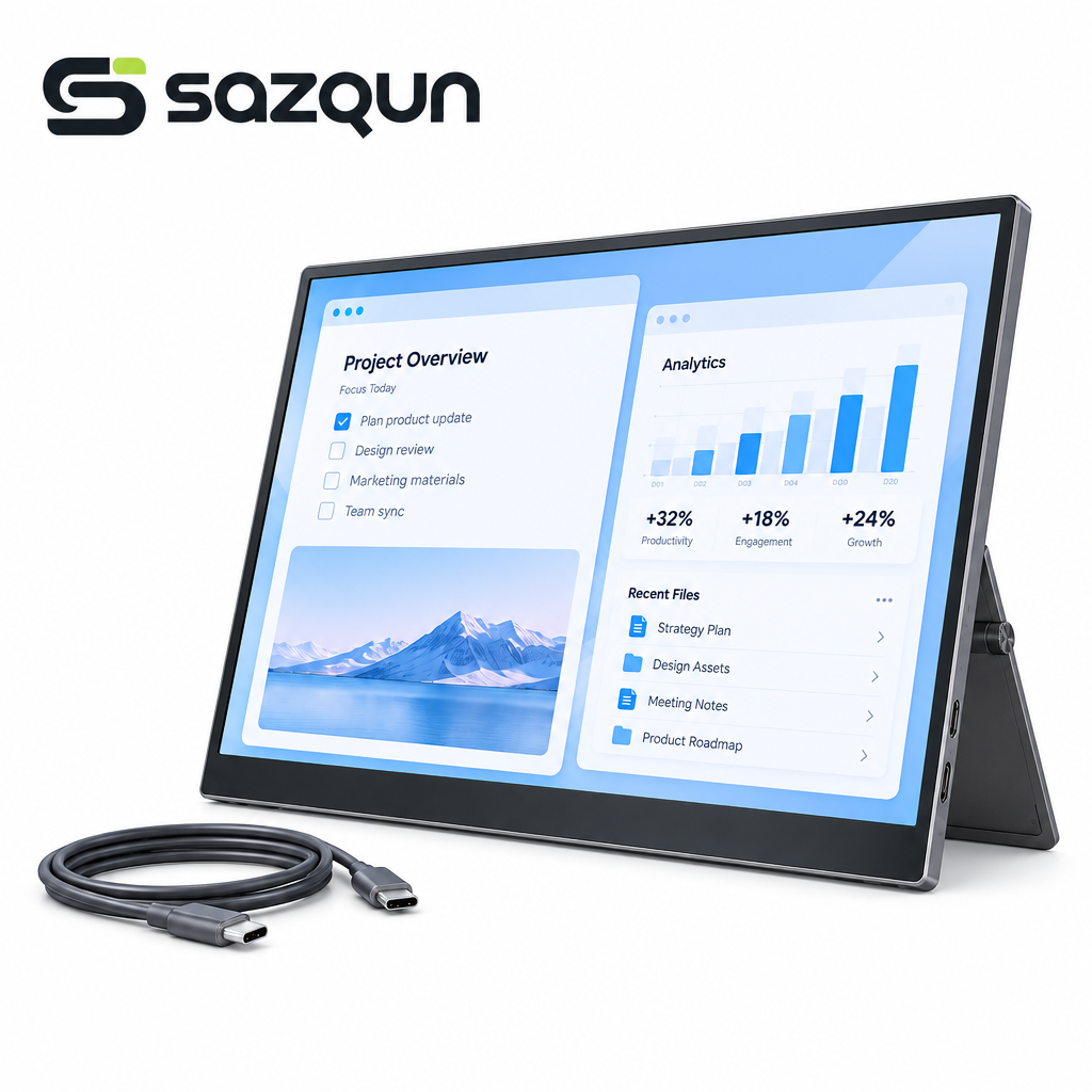 sazqun™ Portable Monitor — main product view